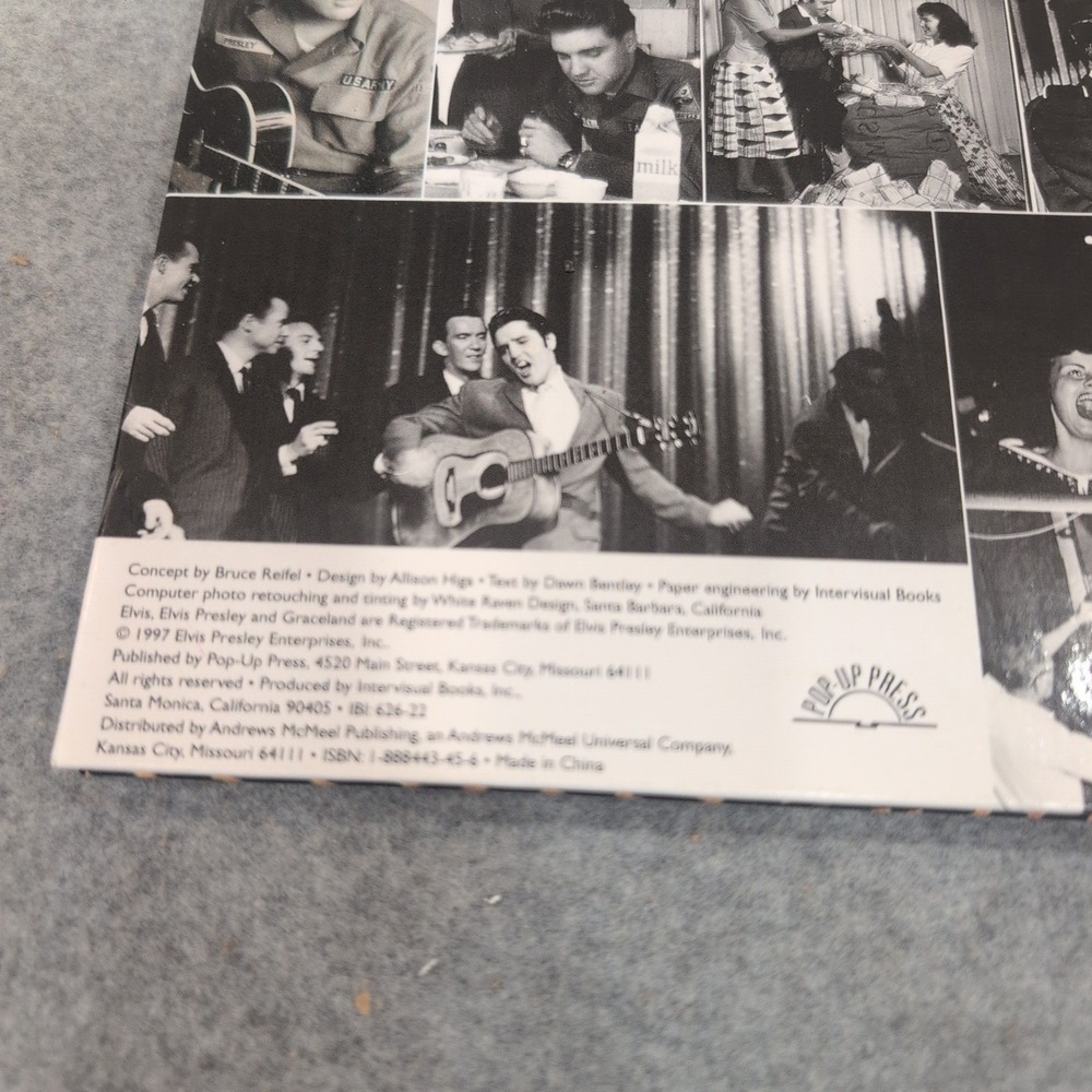 Elvis Remembered A Three-Dimensional Celebration Pop-Up Book 1997 EPE 260707 - Picture 6 of 6